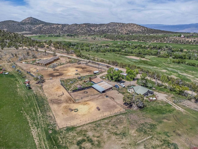 42254 Piburn Flats Rd, Crawford, CO 81415 - aerial overview of property's location featuring a mountainous background