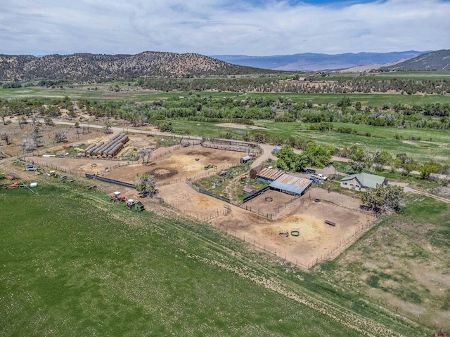 42254 Piburn Flats Rd, Crawford, CO 81415 - aerial view of property's location featuring a mountainous background and rural landscape