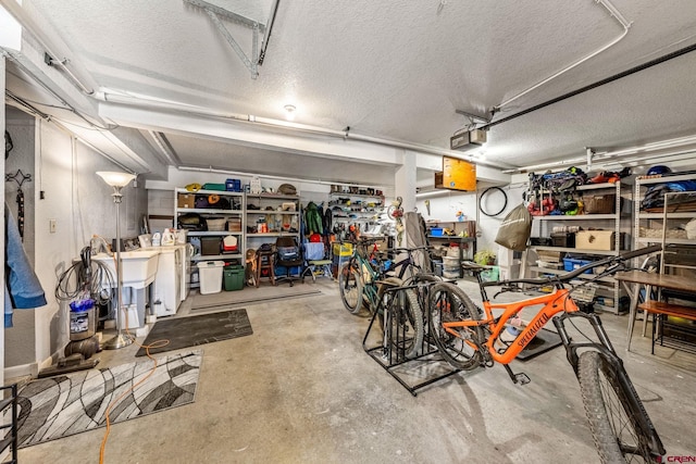 2503 Borrego Dr, Durango, CO 81301 - garage featuring a garage door opener