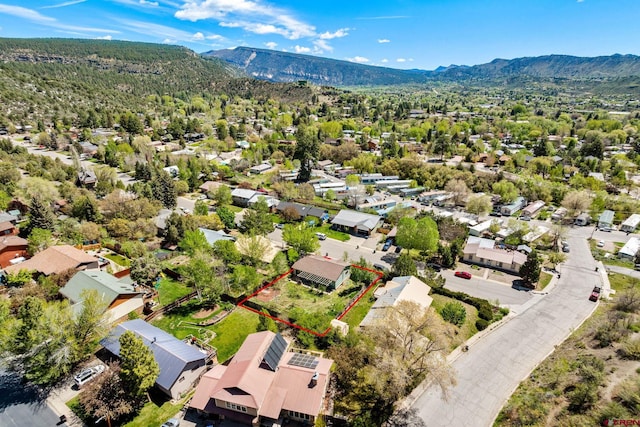 2503 Borrego Dr, Durango, CO 81301 - aerial view of residential area featuring mountains