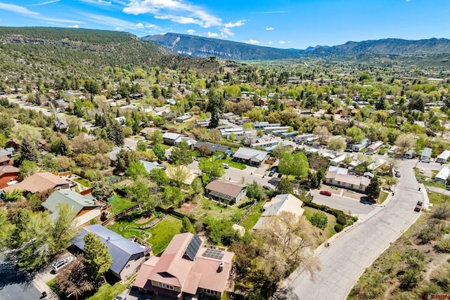 2503 Borrego Dr, Durango, CO 81301 - aerial view of residential area featuring a mountain backdrop