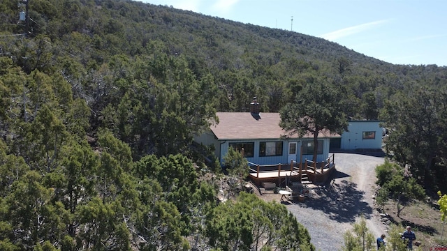 17992 Hanson Rd, Cedaredge, CO 81413 - mountain view featuring a forest