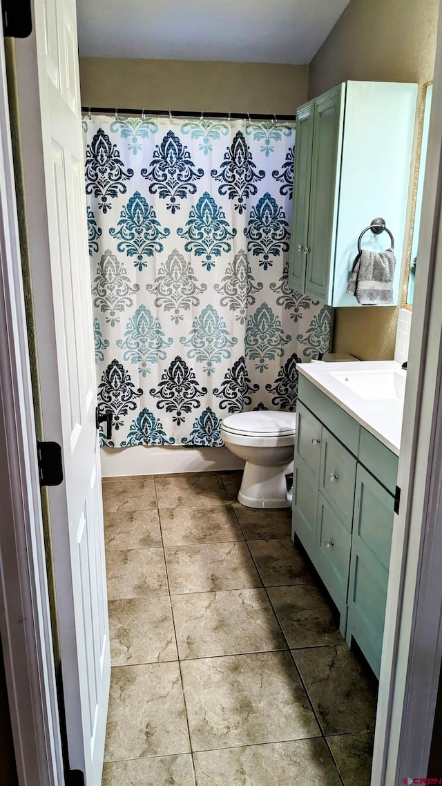 1625 Keepsake Loop, Westcliffe, CO 81252 - bathroom featuring vanity, toilet, and tile patterned floors