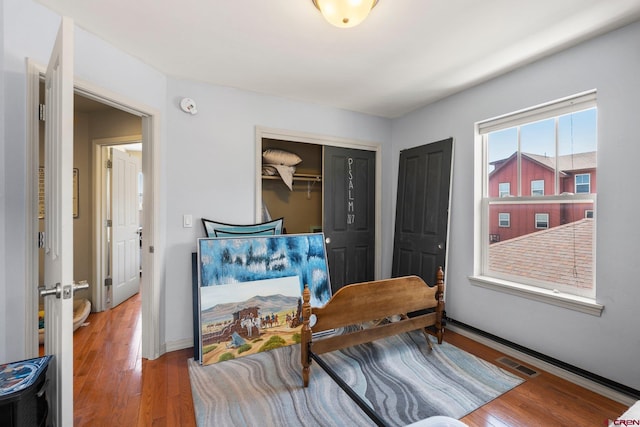 236 Sierra Vista St, Durango, CO 81301 - sitting room with wood finished floors and baseboards