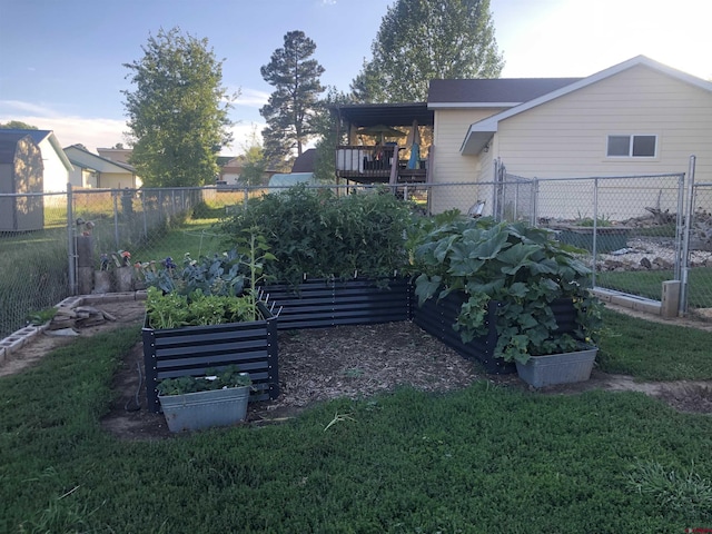 22 Lancer Ct, Pagosa Springs, CO 81147 - view of yard with a vegetable garden