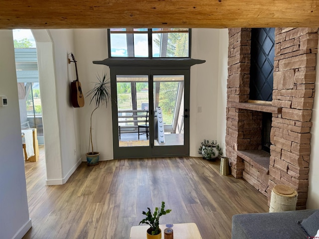 825 Chipeta Dr # W, Ridgway, CO 81432 - living room featuring wood finished floors and baseboards
