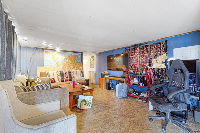3268 E Rd Unit 1, Clifton, CO 81520 - living area featuring stone finish floors
