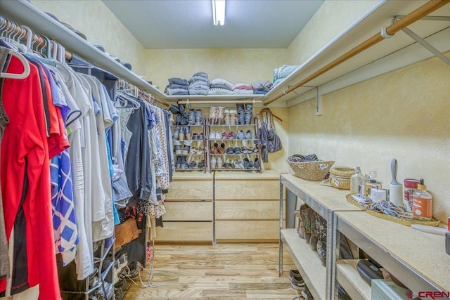 165 Twin Creek Cir, Pagosa Springs, CO 81147 - spacious closet with wood finished floors