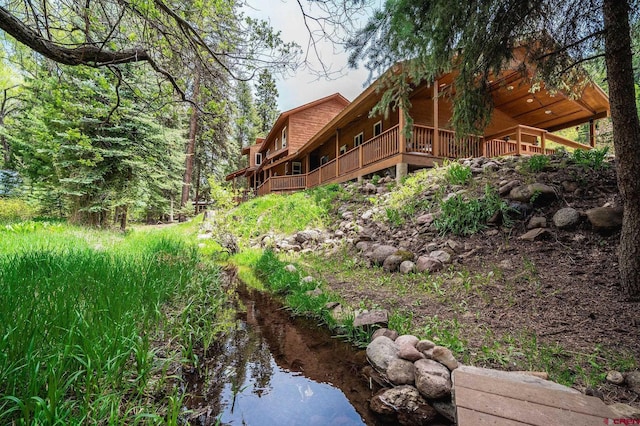37 Verde Ln, Durango, CO 81301 - back of property with a deck