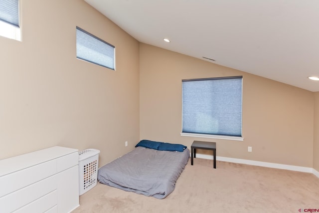 2488 Josefine Ln, Grand Junction, CO 81505 - carpeted bedroom with recessed lighting and lofted ceiling