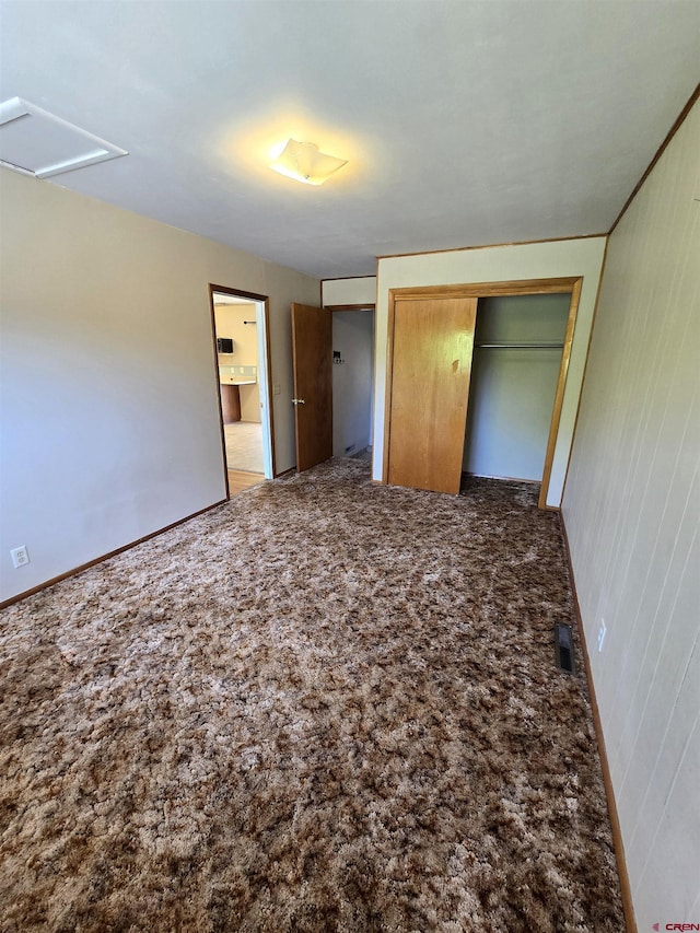 608 Alameda Dr, Cortez, CO 81321 - unfurnished bedroom featuring a closet and carpet floors