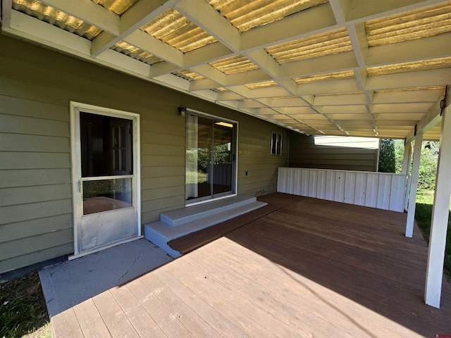 608 Alameda Dr, Cortez, CO 81321 - view of wooden terrace