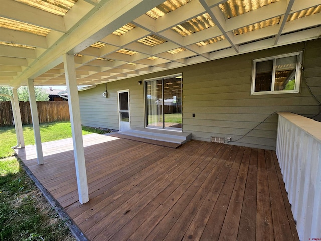 608 Alameda Dr, Cortez, CO 81321 - view of wooden terrace