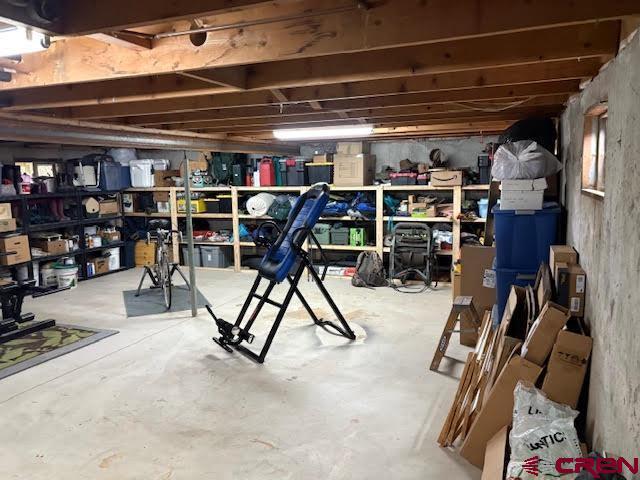 250 Pashuta Dr, Gunnison, CO 81230 - view of unfinished basement