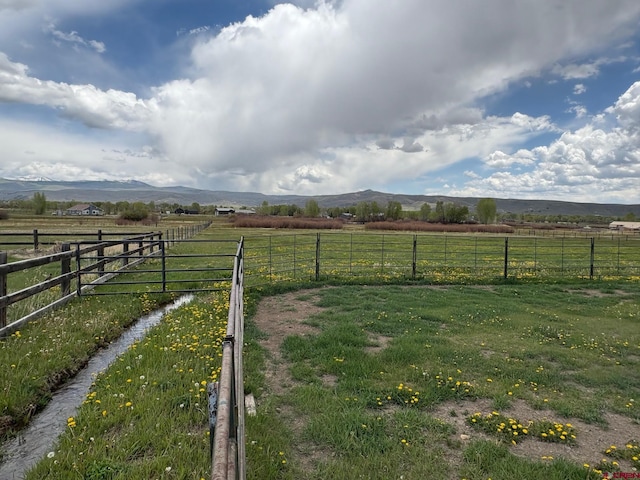 250 Pashuta Dr, Gunnison, CO 81230 - view of yard with a view of countryside and a mountain view