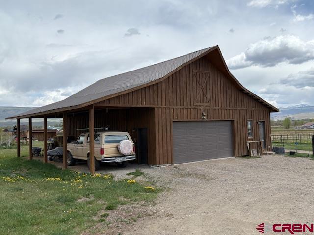 250 Pashuta Dr, Gunnison, CO 81230 - view of barn featuring dirt driveway