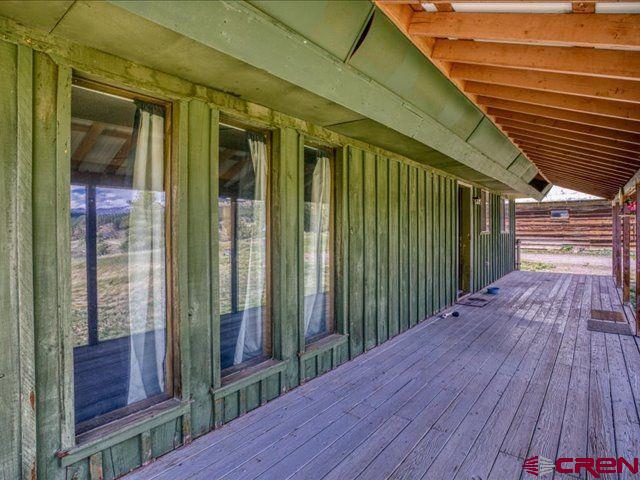 157 S Primrose Ridge Pl, Pagosa Springs, CO 81147 - view of wooden deck