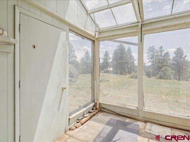 157 S Primrose Ridge Pl, Pagosa Springs, CO 81147 - unfurnished sunroom with plenty of natural light