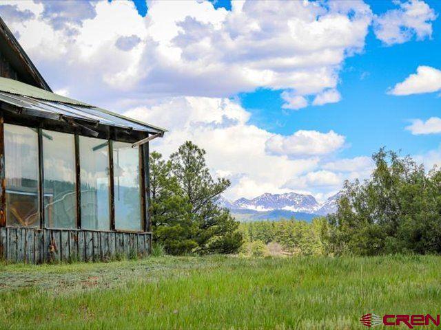 157 S Primrose Ridge Pl, Pagosa Springs, CO 81147 - view of yard featuring a mountain view