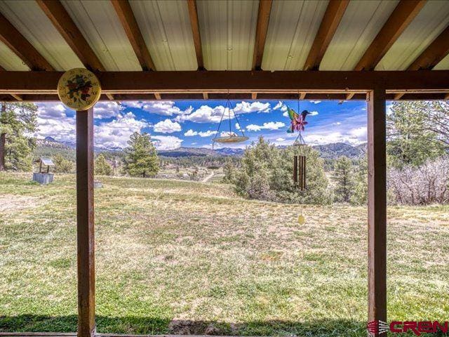 157 S Primrose Ridge Pl, Pagosa Springs, CO 81147 - view of green lawn