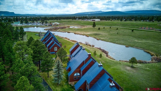 88 W Peregrine Cir Unit 4Unit 1, Pagosa Springs, CO 81147 - aerial view of a water and mountain view