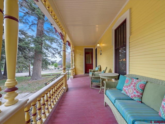 445 4th St, Ouray, CO 81427 - view of wooden porch