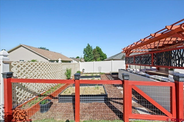2224 American Way, Montrose, CO 81401 - fenced backyard featuring a vegetable garden