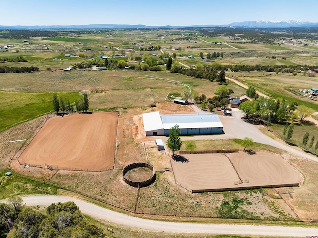 650 County Road 520, Bayfield, CO 81122 - aerial view of sparsely populated area with a mountainous background
