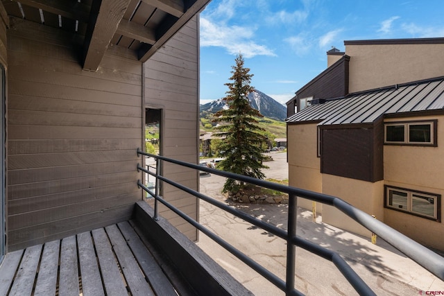 15 Marcellina Ln # 120, Mount Crested Butte, CO 81225 - balcony with a mountain view