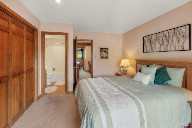 15 Marcellina Ln # 120, Mount Crested Butte, CO 81225 - bedroom with light colored carpet and ensuite bathroom