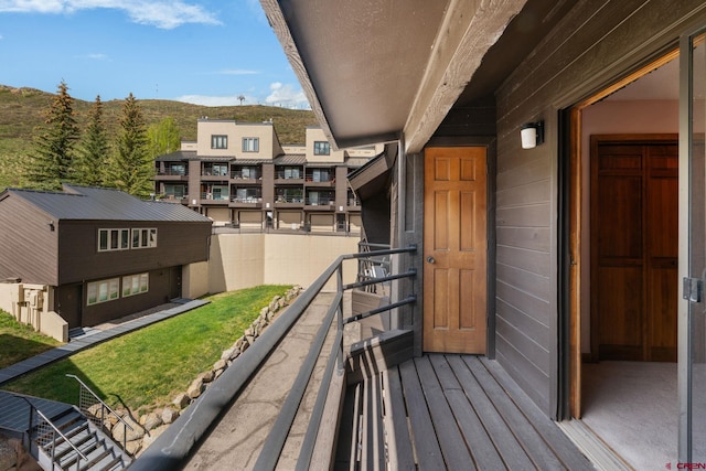 15 Marcellina Ln # 120, Mount Crested Butte, CO 81225 - balcony with a mountain view
