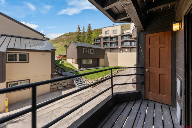 15 Marcellina Ln # 120, Mount Crested Butte, CO 81225 - balcony with a mountain view