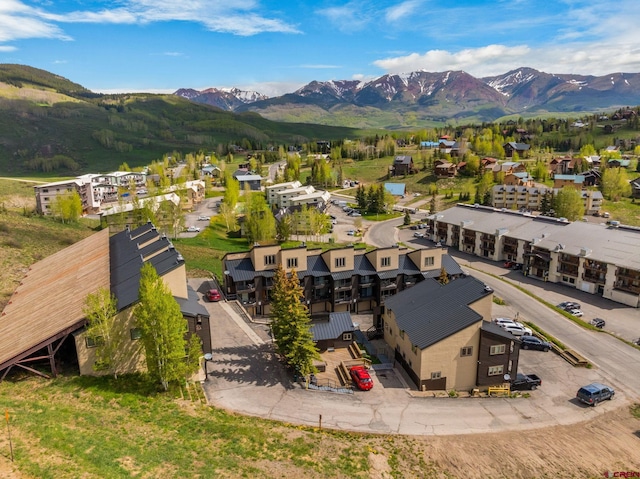 15 Marcellina Ln # 120, Mount Crested Butte, CO 81225 - drone / aerial view of a mountain backdrop