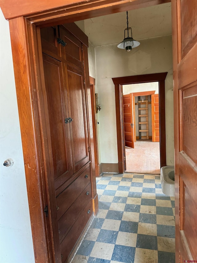 840 Hastings St, Delta, CO 81416 - hall with dark flooring