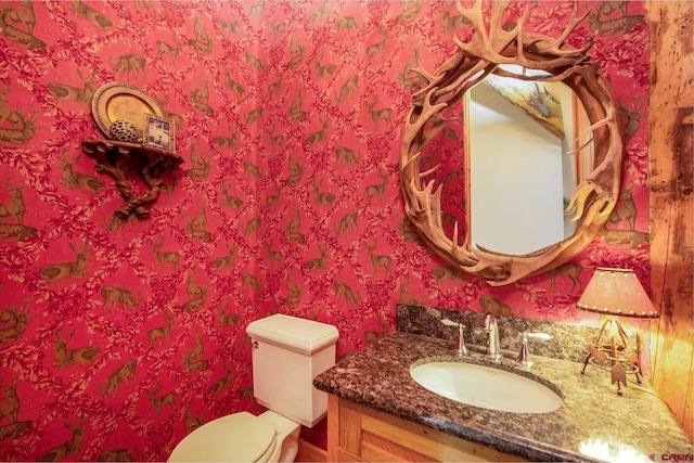 536 Journeys End Rd, Crested Butte, CO 81224 - half bath featuring vanity and toilet