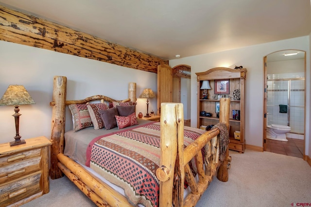 536 Journeys End Rd, Crested Butte, CO 81224 - bedroom with carpet floors and ensuite bathroom