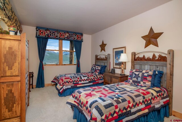 536 Journeys End Rd, Crested Butte, CO 81224 - bedroom featuring light colored carpet and baseboards