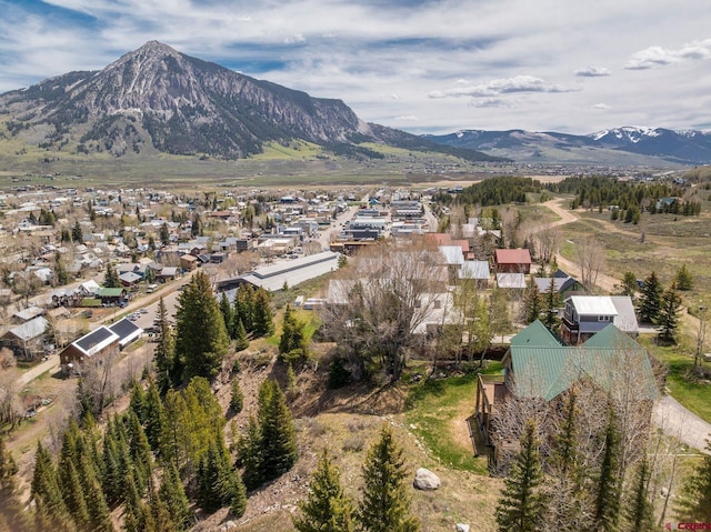 536 Journeys End Rd, Crested Butte, CO 81224 - mountain view with nearby suburban area