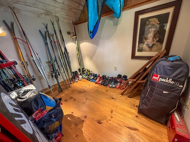 414 Maroon Ave, Crested Butte, CO 81224 - bedroom with hardwood / wood-style floors