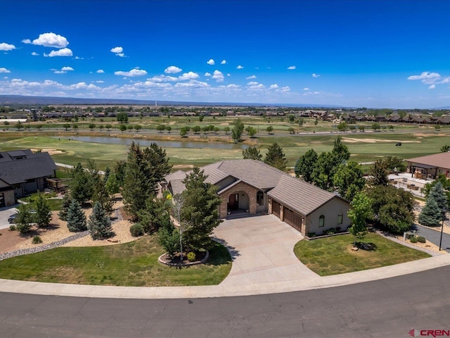 2691 Red Cliff Cir, Montrose, CO 81401 - view from above of property with a large body of water and a local golf course