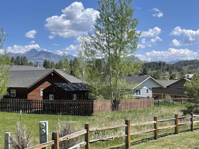 311 Falcon Dr, Pagosa Springs, CO 81147 - view of front of home with a mountain view