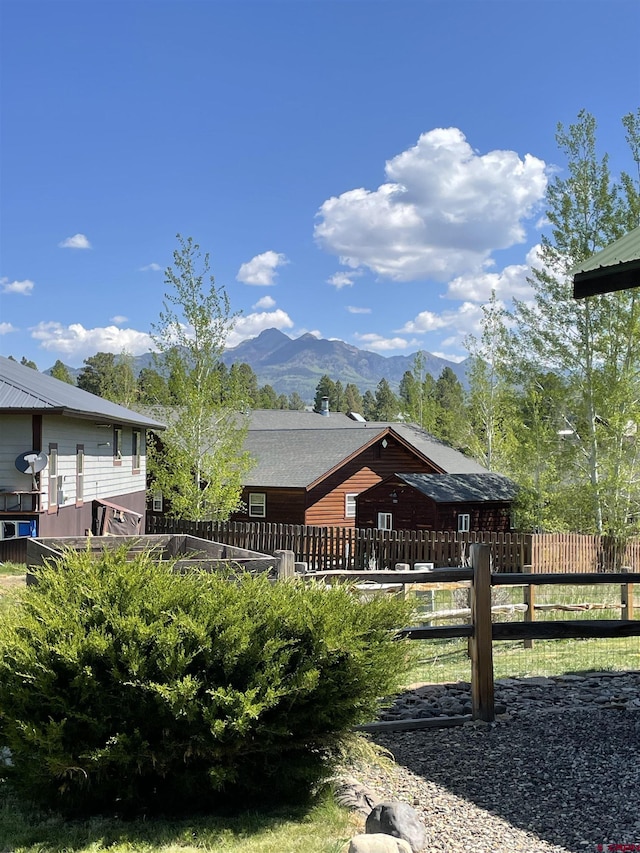 311 Falcon Dr, Pagosa Springs, CO 81147 - view of yard with a mountain view