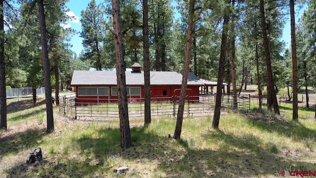 30 Stagecoach Rd, Bayfield, CO 81122 - view of front facade featuring an exterior structure and an outdoor structure