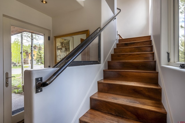 123 Boulders Way, Mountain Village, CO 81435 - stairway with healthy amount of natural light