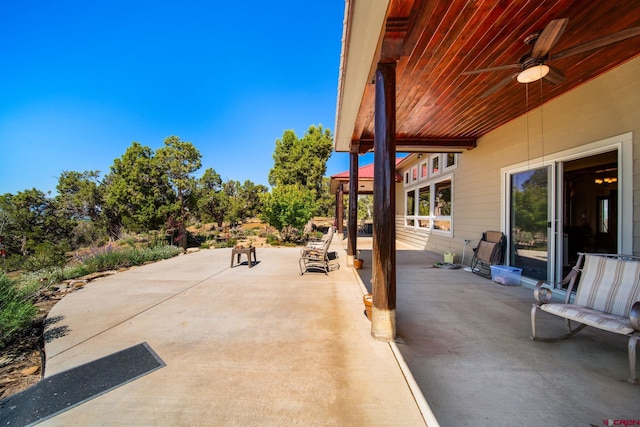 24180 Rd V.4, Dolores, CO 81323 - view of patio featuring a ceiling fan