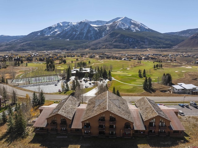 350 Country Club Dr Unit 308A, Crested Butte, CO 81224 - view of mountain background featuring a local golf course