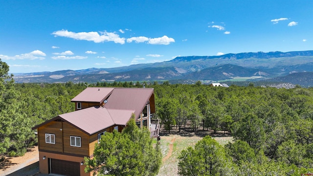 76 Pinnacle Dr, Ridgway, CO 81432 - mountain view featuring a forest