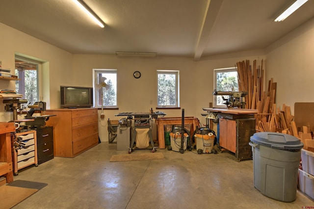 76 Pinnacle Dr, Ridgway, CO 81432 - misc room with finished concrete flooring