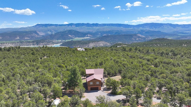 76 Pinnacle Dr, Ridgway, CO 81432 - bird's eye view of a forest and a water and mountain view