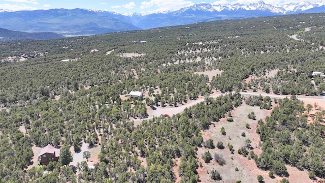 76 Pinnacle Dr, Ridgway, CO 81432 - aerial view of mountains and a heavily wooded area